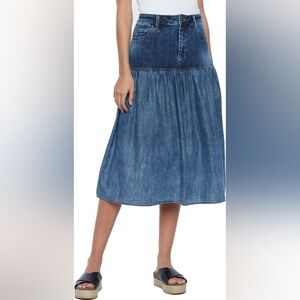 Wash Lab Denim Sway Denim Skirt